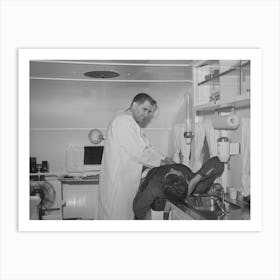 Untitled Photo, Possibly Related To Examination In Trailer Clinic At The,Fsa (Farm Security Administration) Migratory Art Print