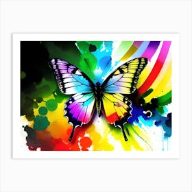 Colorful Butterfly 9 Art Print