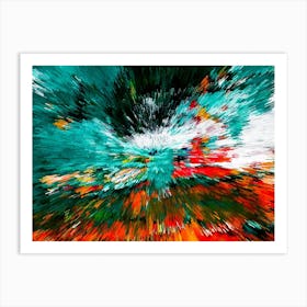 Acrylic Extruded Painting 75 Art Print