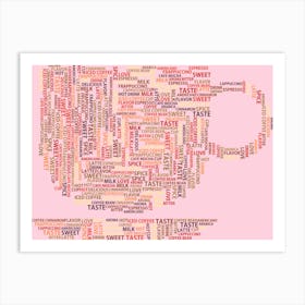 Word Cloud Art Print