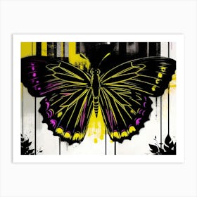 Butterfly In The City 3 Art Print