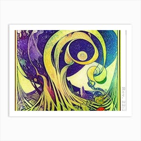 Last Tree #4 (Spiral Fruit) Art Print