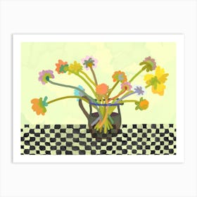 Flowers In A Vase 1 Art Print