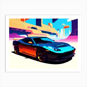 Futuristic Car 44 Art Print