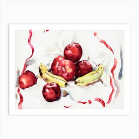 Still Life With Apples And Bananas (1925), Charles Demuth Art Print