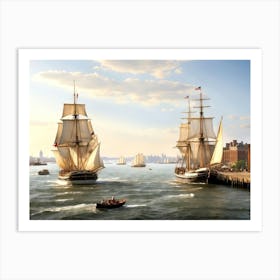 New York Harbor 3 Art Print