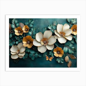 Magnolia Flowers 7 Art Print