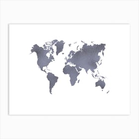 World Map 2 Art Print