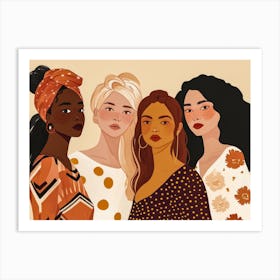 Women Of Color 7 Art Print