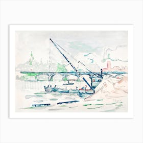 The Bridge Of Arts, Paul Signac Art Print