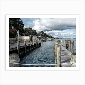 Pier On The Water Art Print