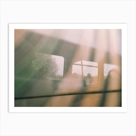 Reflections In a Train Window Art Print