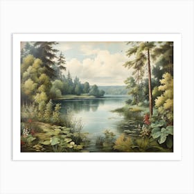 Russian Landscape Painting Art Print