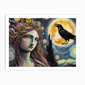 Raven Art Print