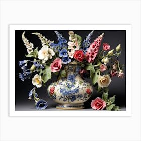 Vase Of Flowers 1 Art Print