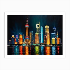 Night City Art Print