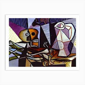 'The Skeleton' by Pablo Picasso Art Print