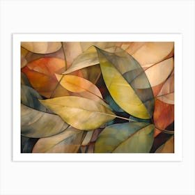 autumn leaves 1 Art Print