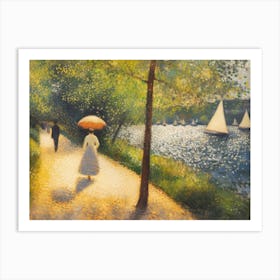 Contemporary Artwork Inspired By Georges Seurat 2 Art Print