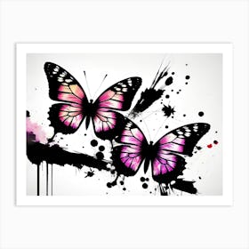 Butterfly Painting 189 Art Print