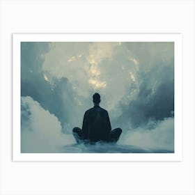 Meditation In The Clouds Art Print