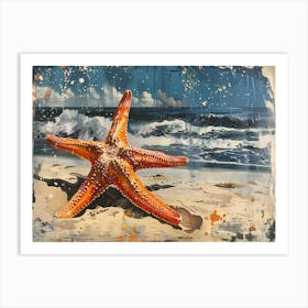 Starfish On The Beach 7 Art Print
