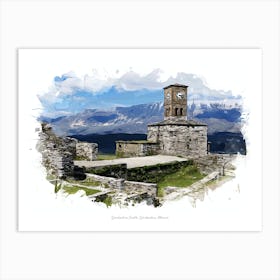 Gjirokastra Castle, Gjirokastra, Albania Art Print