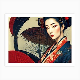 Geisha 31 Art Print