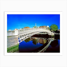 Half Penny Bridge Dublin, Ireland Art Print