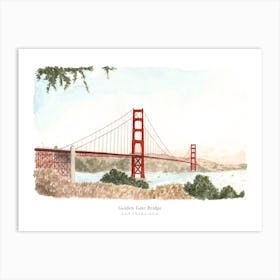 Golden Gate Bridge San Francisco Art Print