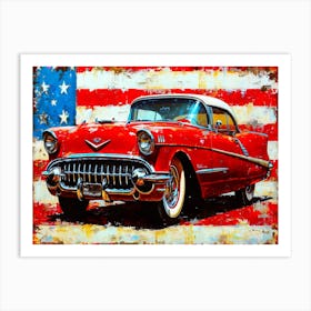 USA Used Cars Inspired - American History Art Print