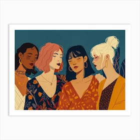 Group Of Women 4 Art Print