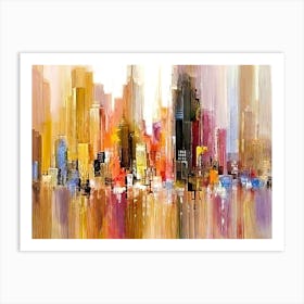 Abstract Cityscape 7 Art Print