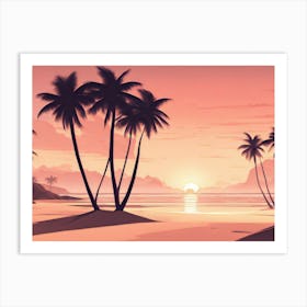 Vector Landscape 3 Art Print