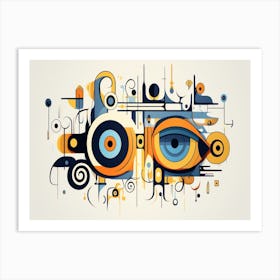 Abstract Eye 2 Art Print