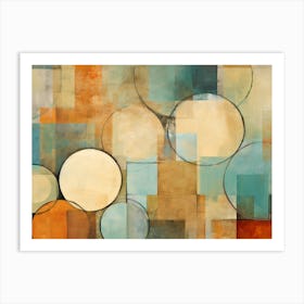 Abstract Circles 8 Art Print