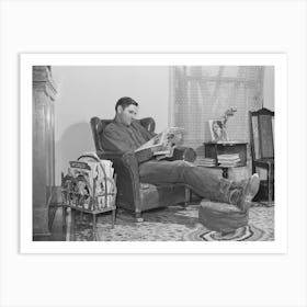 Untitled Photo, Possibly Related To Lee Wagoner, Black Canyon Project Farmer, At Home, Canyon County, Idaho By Art Print