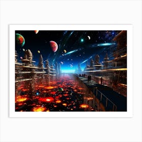 Space City Art Print