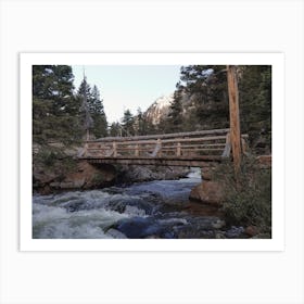 Bridge Over Creek Art Print