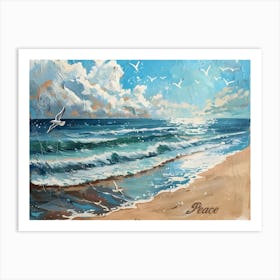 Peaceful Beach 1 Art Print