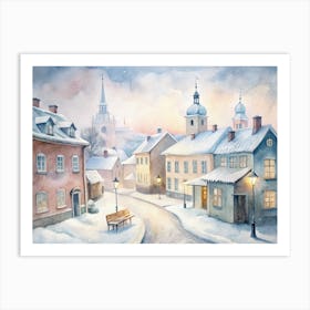 Swedish Winter Art Print