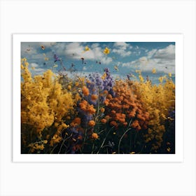 Field Of Flowers 1 Art Print