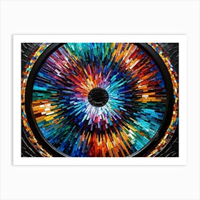 Stained Glass Window 5 Art Print