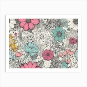 Floral Print 2 Art Print