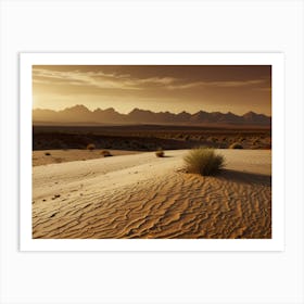 Sunset In The Desert 21 Art Print