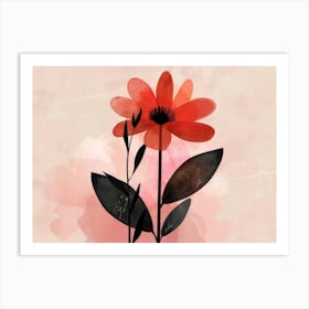 Red Flower 1 Art Print