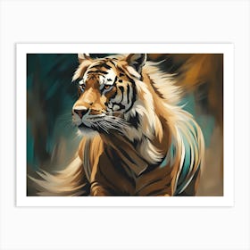 Tiger Chimera Preying Art Print