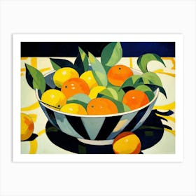Oranges Cut Out 1 Art Print