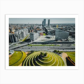 Milan City Skyline Print Wall Art - Cityscape Art Print Art Print