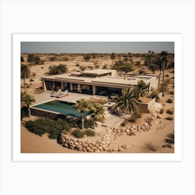 Desert House 2 Art Print